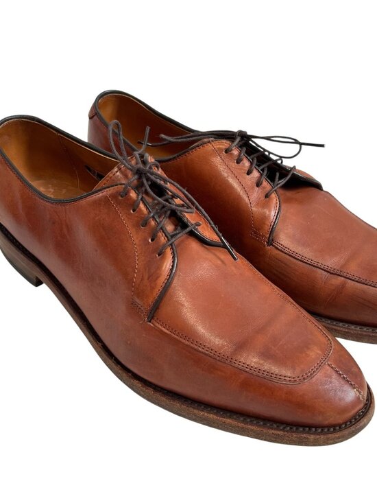 Allen Edmonds dress shoes Delray brown leather lace up mens 10 D oxfords main image 10